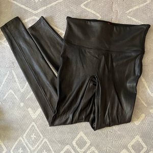 Spanx faux leather leggings